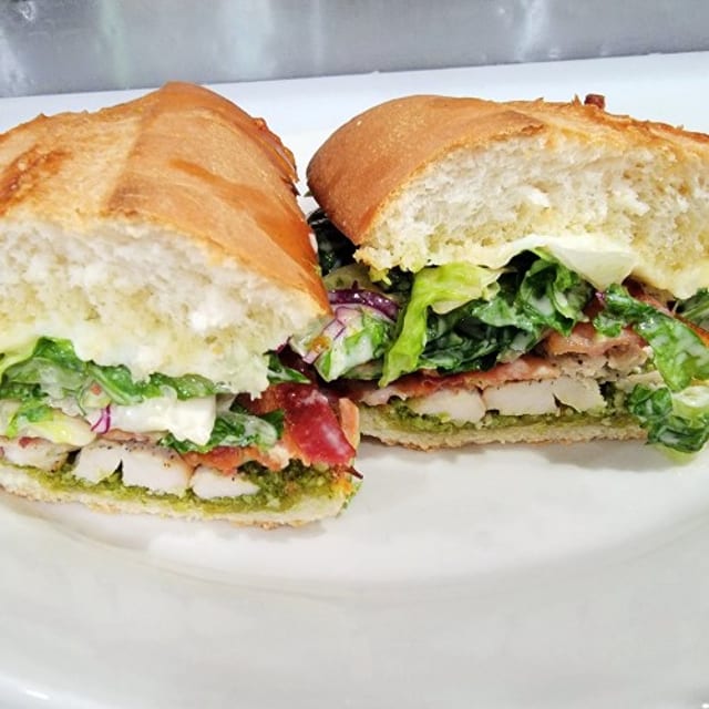 Grandi Chicken Deluxe Sandwich.
