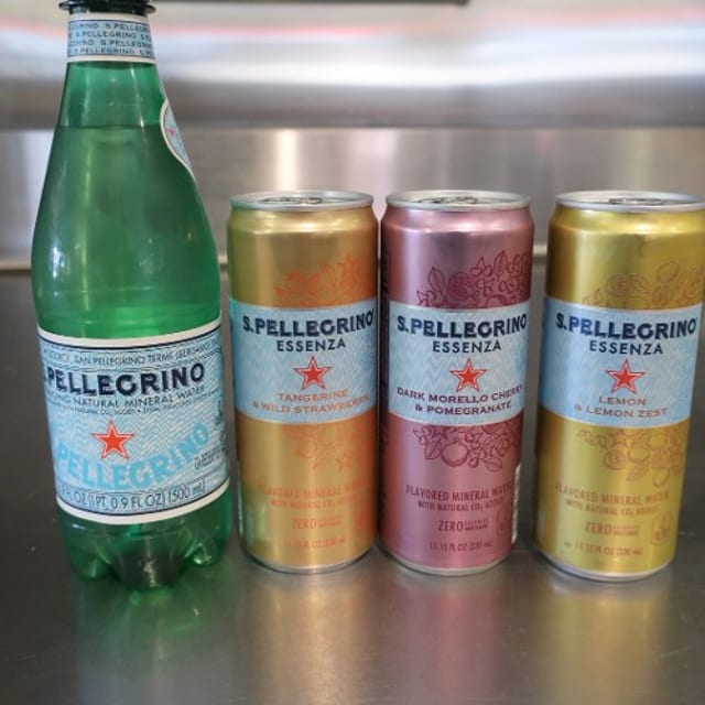 Pellegrino Water.